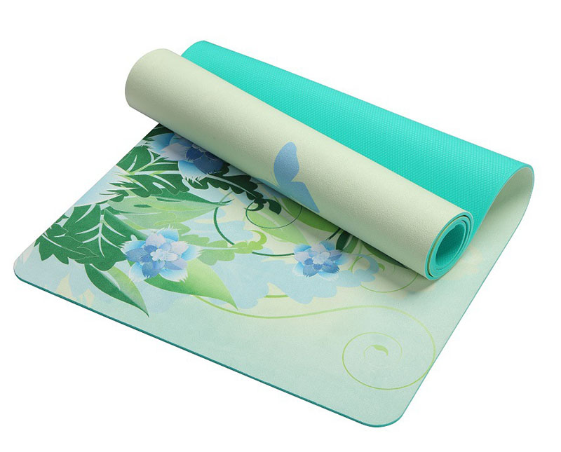 product-4MM suede Thick Durable Yoga Mat Pilates Non-slip Exercise Fitness Pad Mat Outdoor Dance Exe-1