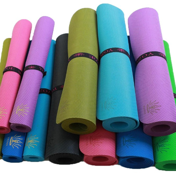 product-Tigerwings Yoga All Purpose High Density Non-Slip Exercise Yoga Mat with Carrying Strap-Tige-1