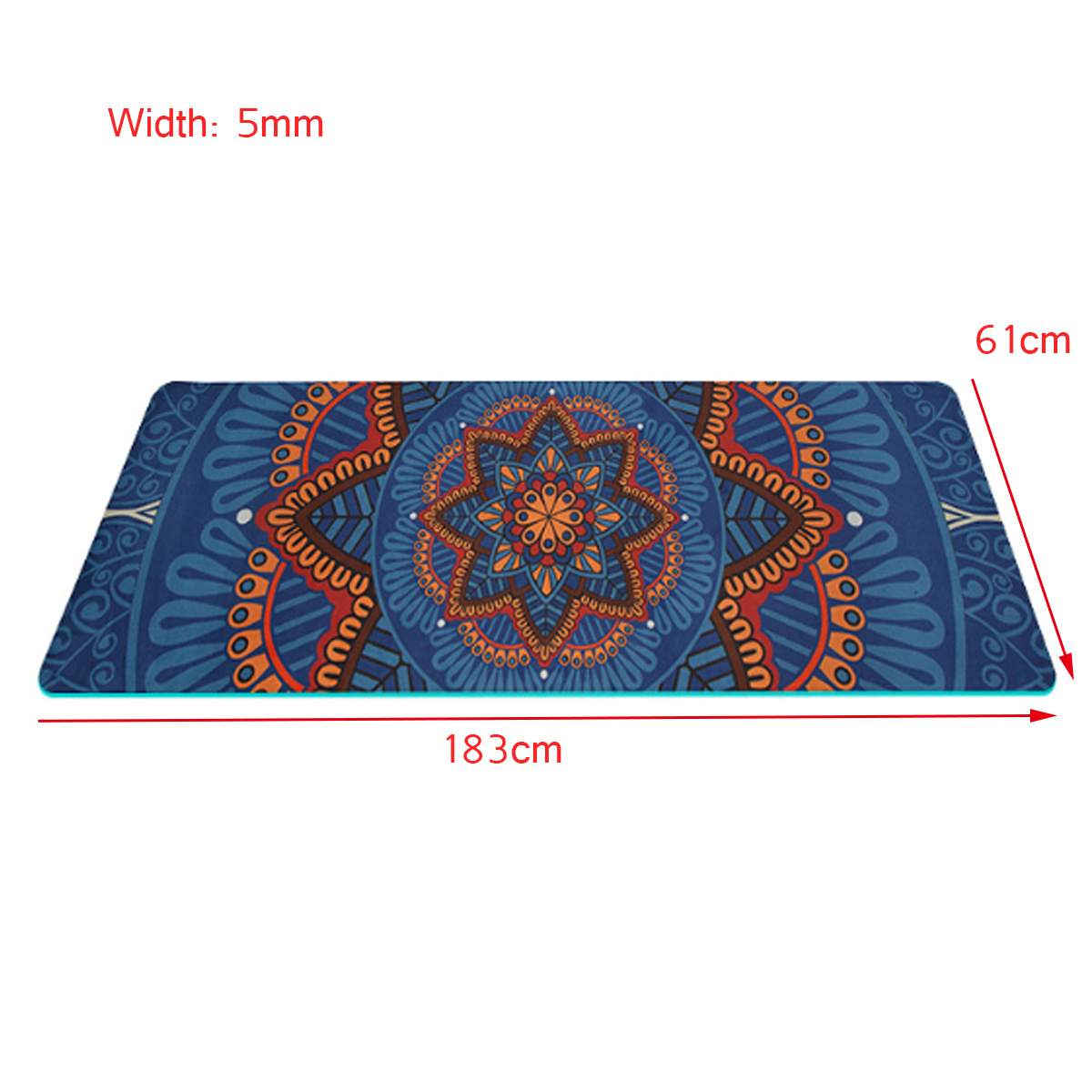 product-High Temperature Anti Slip, Ultra-thin Natural Rubber, Suede Yoga Mat, Portable Folding Fitn-1
