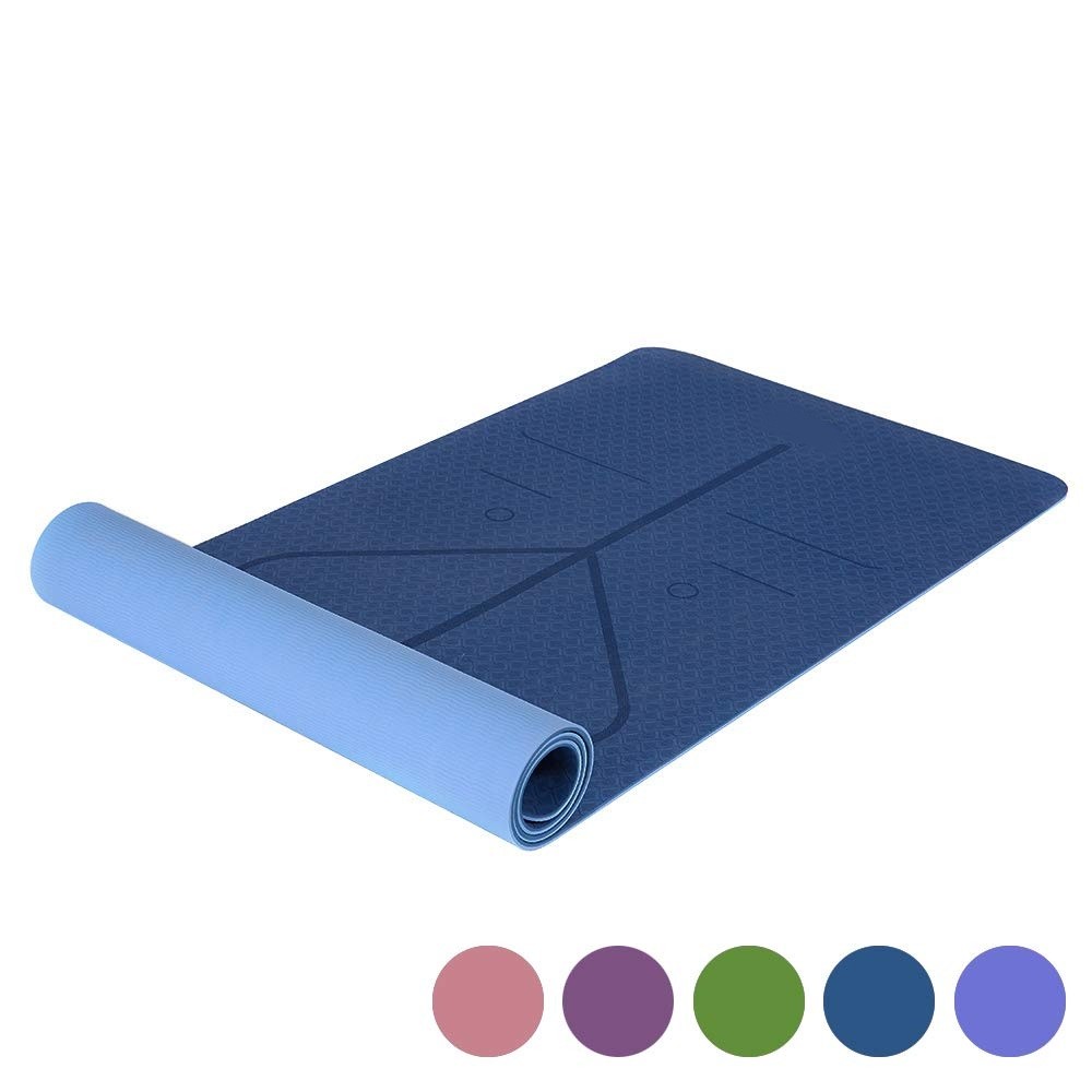 Non-slip Surface Delicate Fragrance Yoga Mat Rubber Fitness Flexible Yoga Mat for Hot Yoga