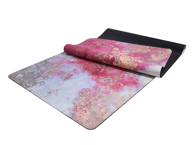 product-Tigerwings-Tigerwings high quality anti slip folding suede rubber yoga mat with custom print-1