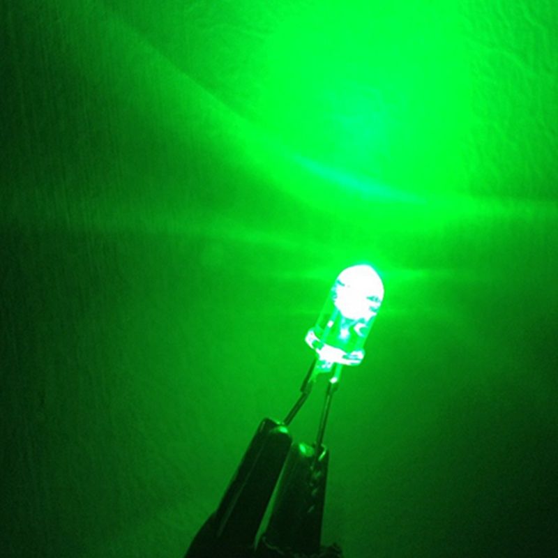 Thoughhole High Power 0.5W 5mm Green LED