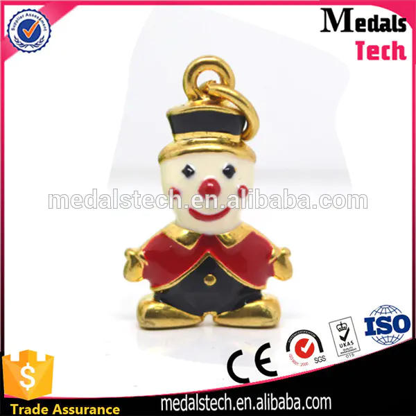 Custom zinc alloy metal hard enamel chinese zodiac animals jewelry pendant charm