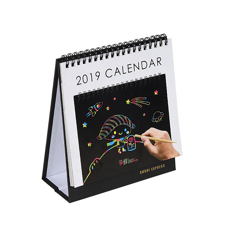 Wenzhou Factory Directly Produce All Size Paper Material Custom Table Calendar