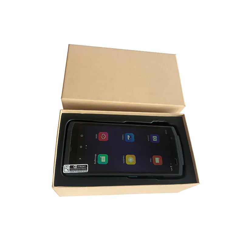 Mini Touch Screen Handheld Android Smart NFC Terminal POS With Printer Bar Code QR Code Scanning
