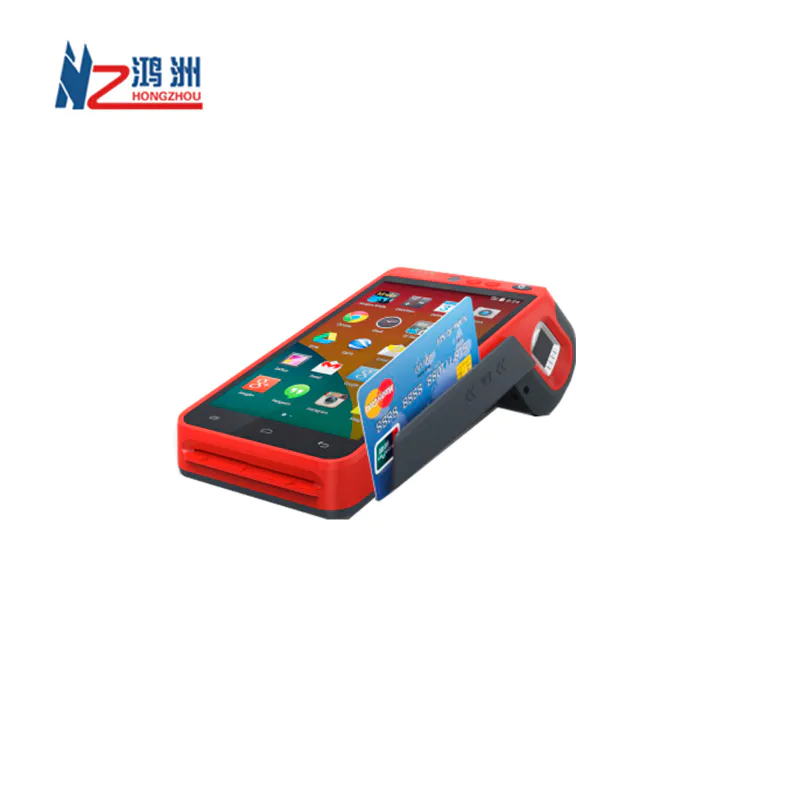 Mobile Android Pos Payment Terminal With Nfc Magnetic Card Reader And 7 Inch Touchscreen&3.5 Inch Display Bluetooth Wifi