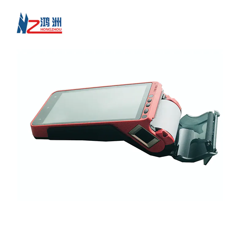 Bank Pos Machine With Software Handhold Biometric Android Automatic Payment Terminal Pos With Bluetooth Wifi 4g Sim Card