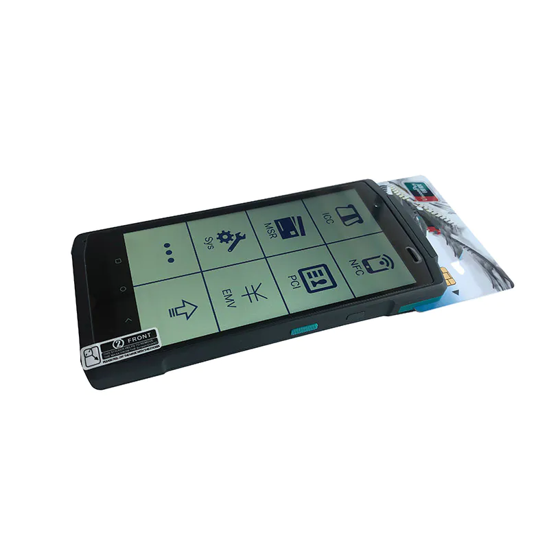 5.7 Inch Android Handheld Ultra-Thin POS Terminal with 58mm Thermal Printer Scanner NFC Camera and Speaker