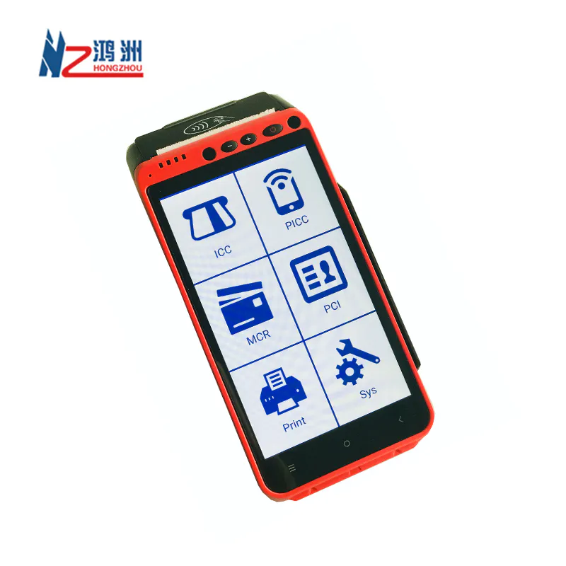 Android Mobile Payment Handheld Terminal Pos With Printer 3g Bluetooth Gps