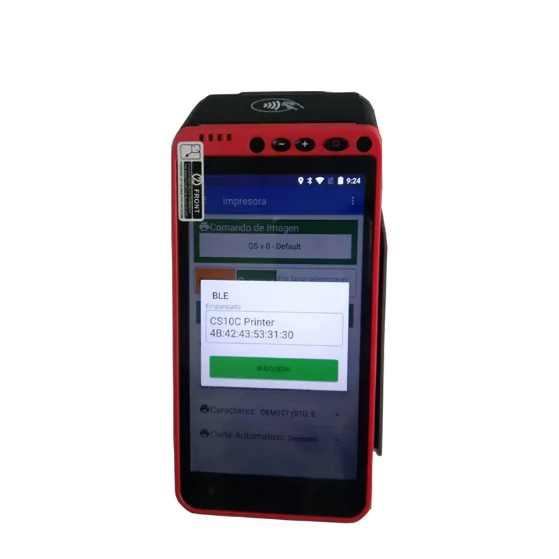self service terminal machine with 5.5 inch screen with printing function Safedroid OS base on Android 7.0