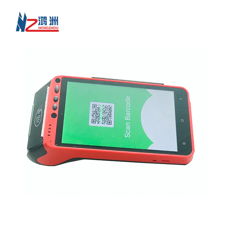 Portable Pos Terminal Android 5.1 NFC Terminal POS with Fingerprint Reader