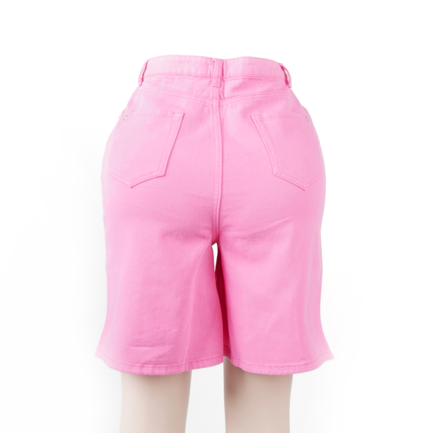 SKYKINGDOM new fashion summer sexy lady short jeans high rise butt lifting pink skinny denim shorts