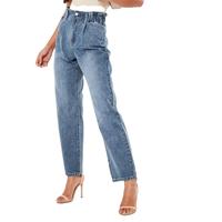 wholesale price New design jeans women blue slim pencil jeans