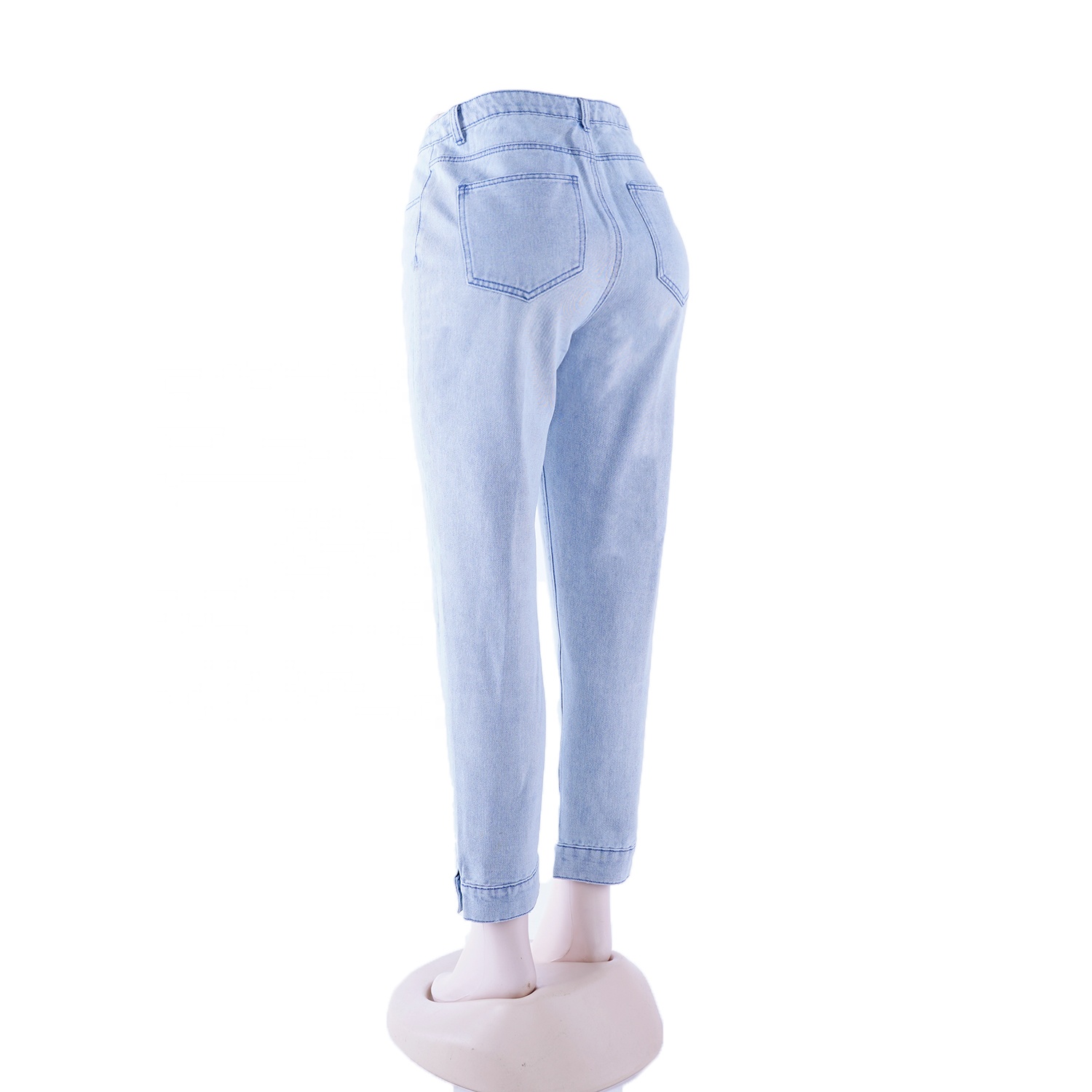 SKYKINGDOM high quality wholesale price jeans women streetwear straight leg with button denim blue jeans