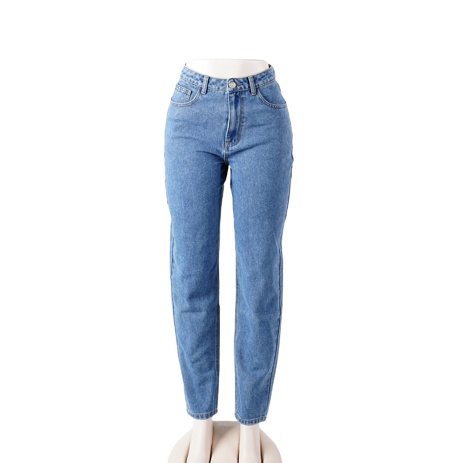 SKYKINGDOM western wholesale women jeans cotton blue regular style fabrics long jeans for women