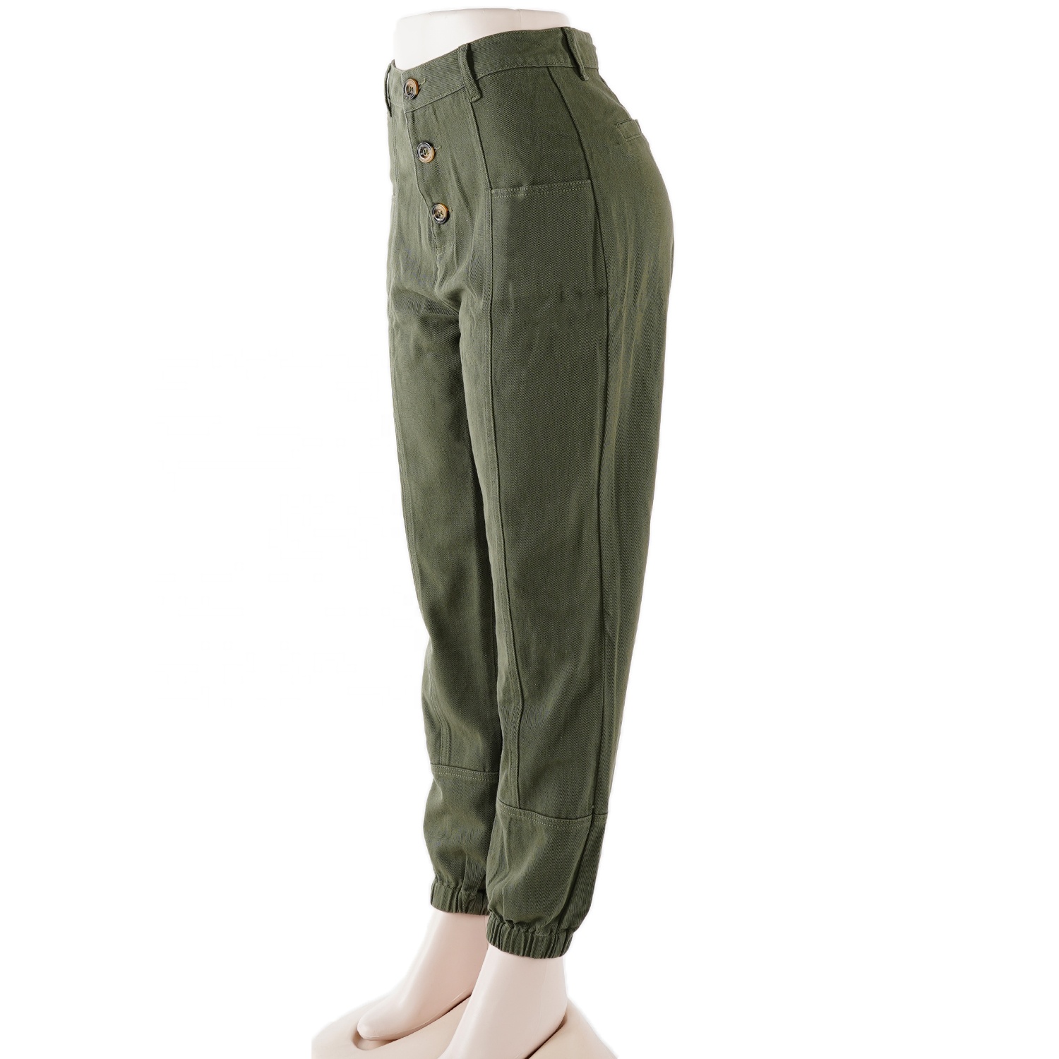 SKYKINGDOM wholesale fashion jeans army green harem pants low waist feet banded jeans women