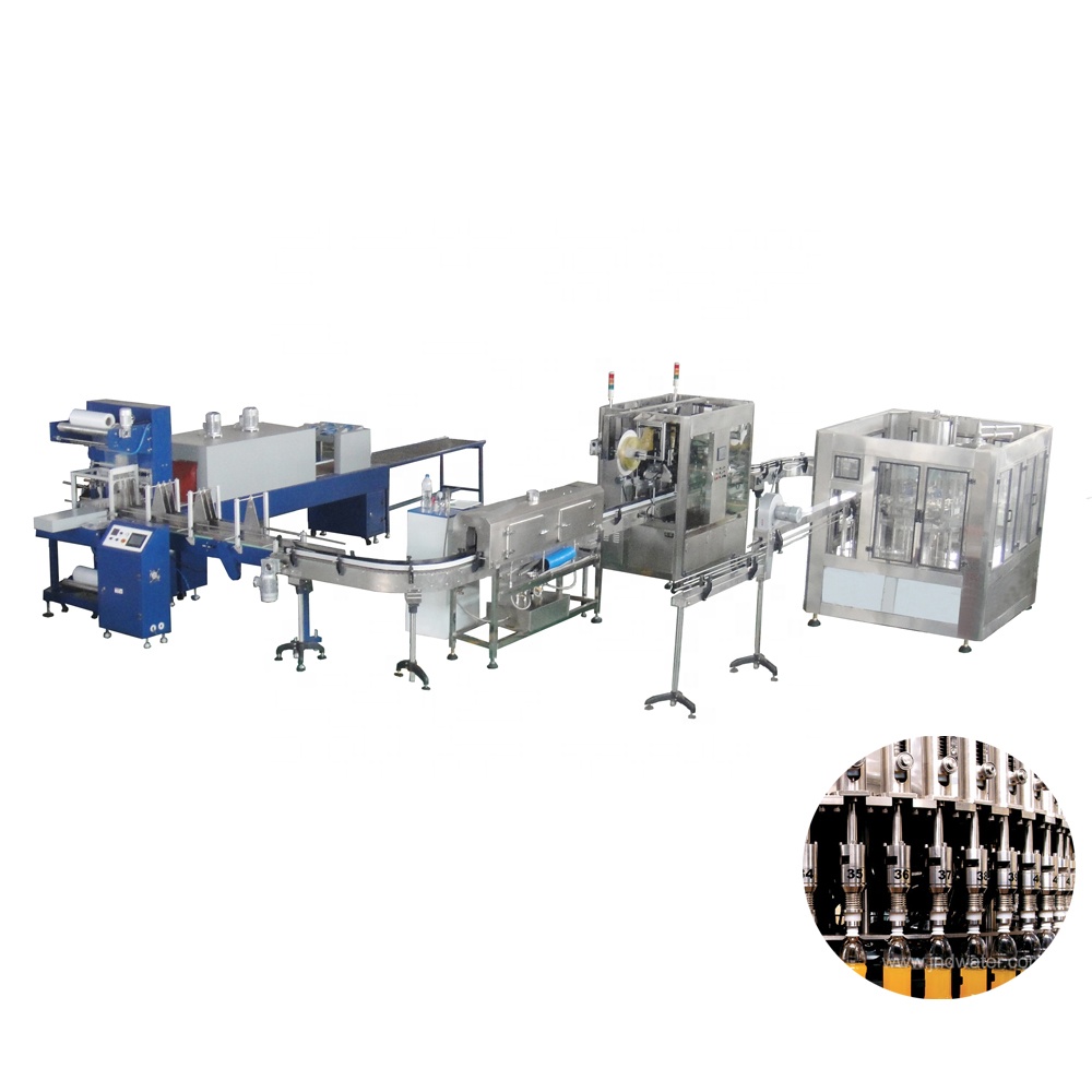 automatic pet bottle bottling filling apple juice processing production line plant