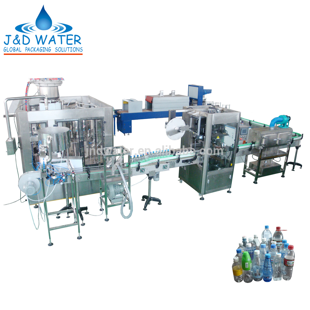 Complete Bottle Pure Water Production Line for 250m-2000ml Plastic Bottle or Glass Bottle
