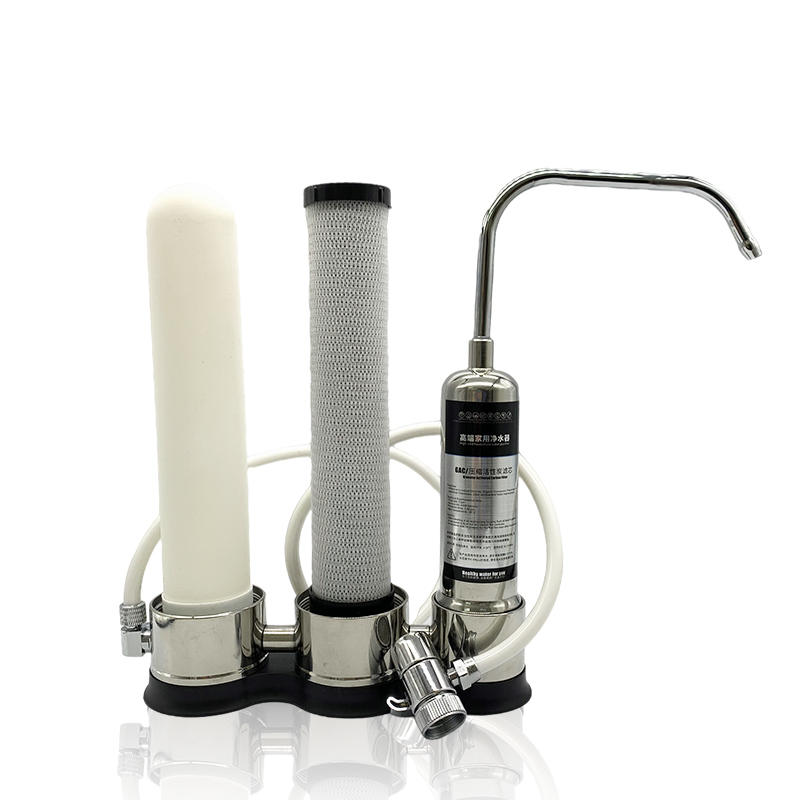 Manufacturer Supply Home Water Filter Countertop Water Filter Purification System Ceramic Cartridge Home Tap Water Filter