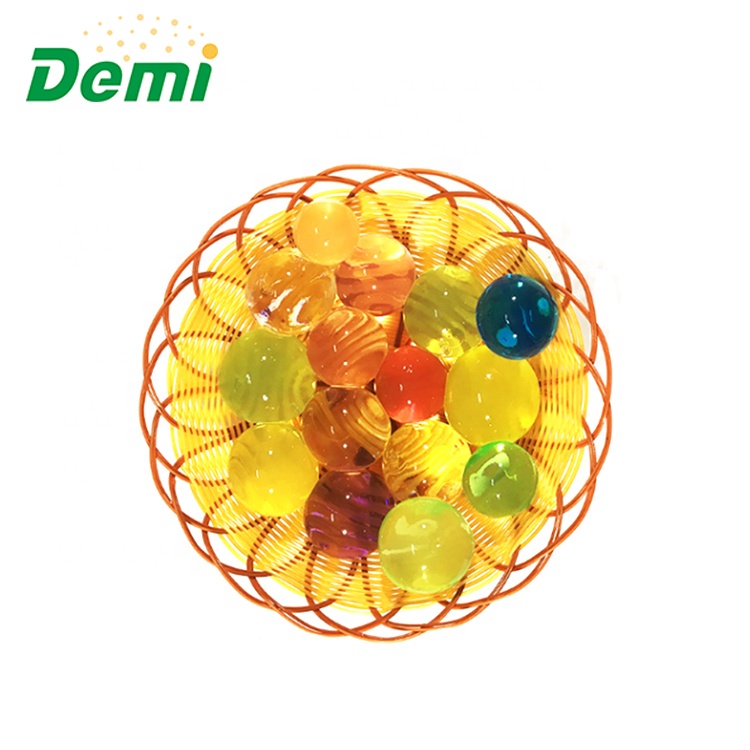 Demi High Quality 15 Colors Available Decorative Glow Water Beads for Gun Harmless Bullet