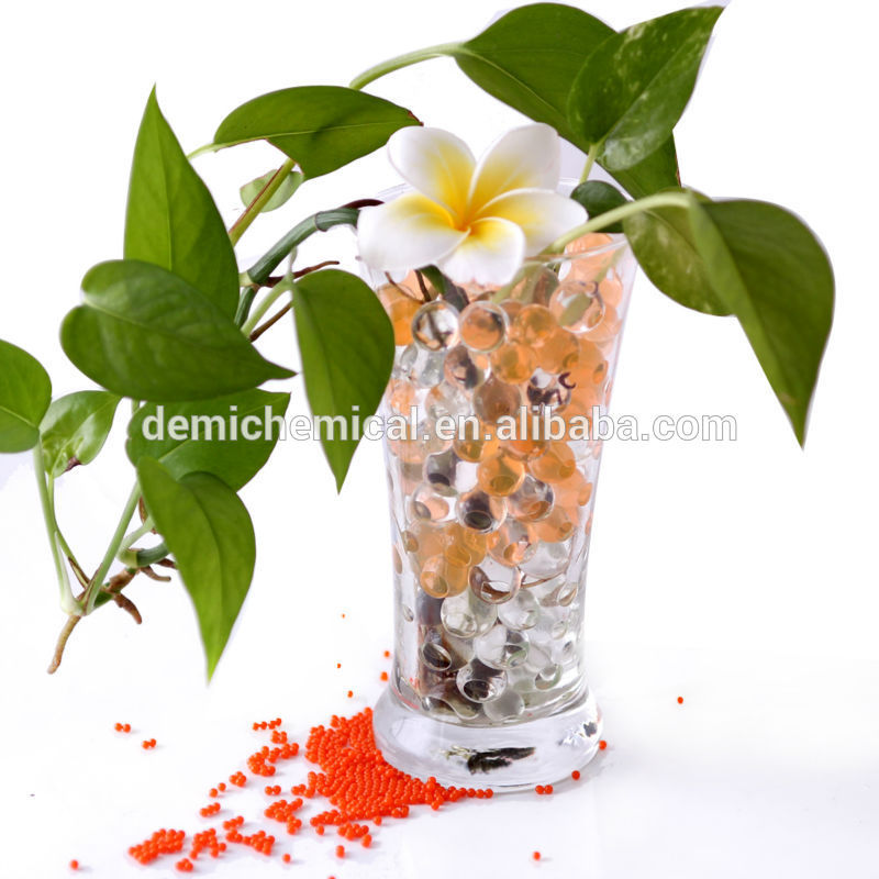Hot sale Eco-friendly water crystal polymer balls for fresh cut flower arrangements