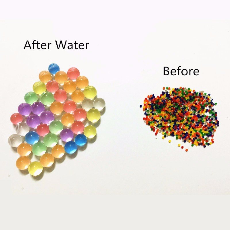 Eco-friendly Demi Various Color Growing Decorative Gel Balls Water Beads For Air Freshener