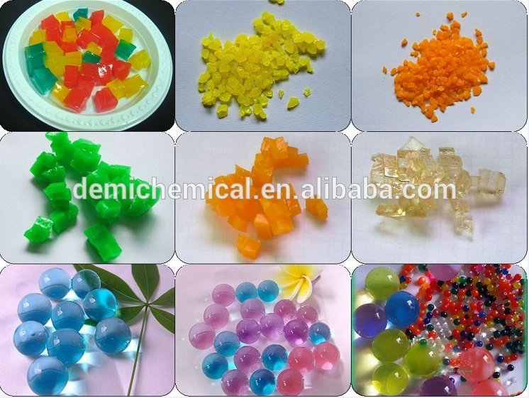 clear crystal soil granule shape for colling product