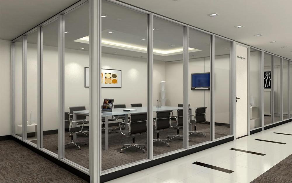 Hot selling office frosted tempered glass partition wall-AAG