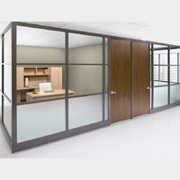High Quality Modern Soundproof Double Glazed Glass Office Partition