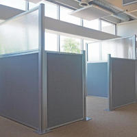 Aluminium partition wall partition wall movable office separation walls