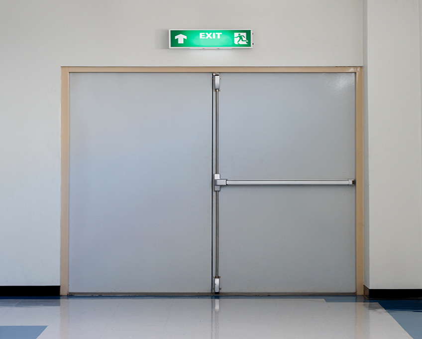 interior position commercial fire doors and frames fire escape security gate