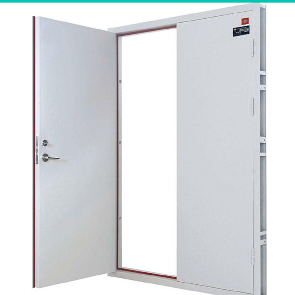 Strong Galvanized Steel Material Fireproof 90 minutes Rated Fire Resistance Time Door