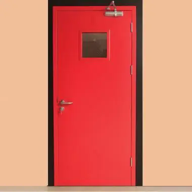 Top Quality 2 Hours Resistance Time Fireproof Security Fire Rated Steel Door