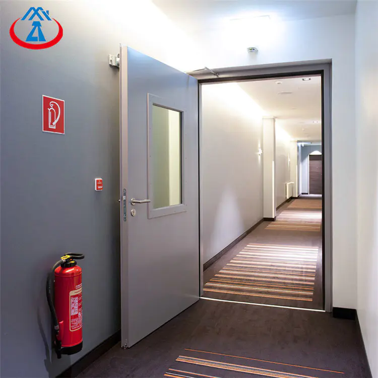 Swing Open Style and Fire Rated Door Security Exit Door with Vision Panel from China