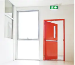 Top Quality Fire Resistance Fireproof Exit Emergency Door