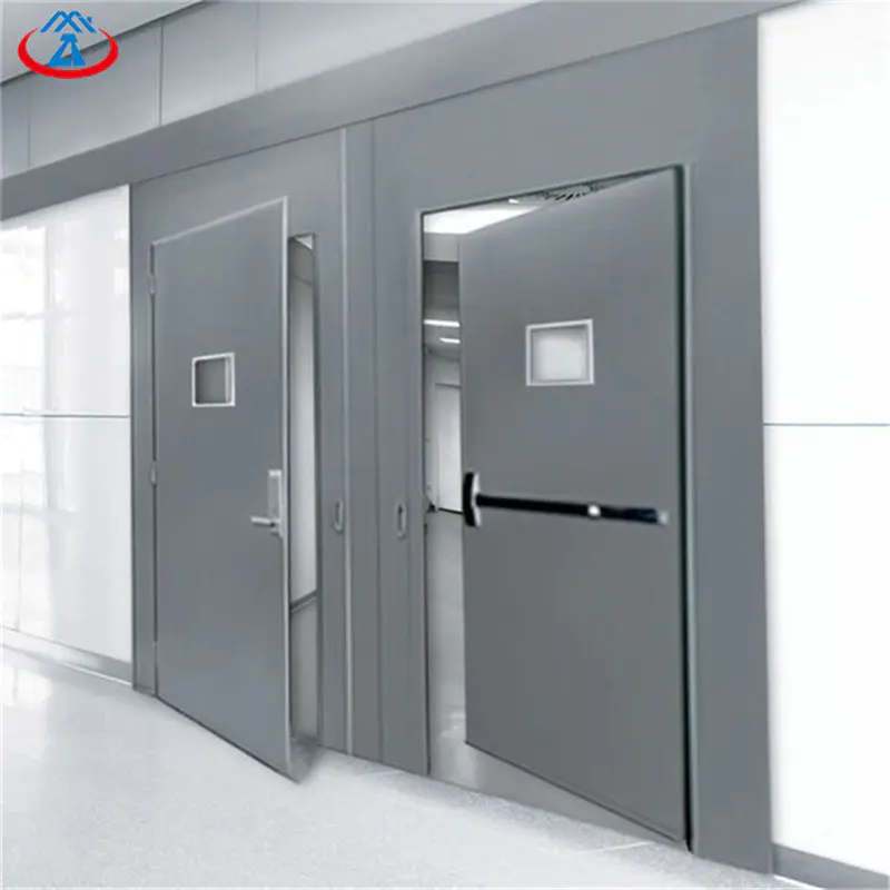 90 Minutes Emergency Exit Fire Rated Steel Door with Push Bar