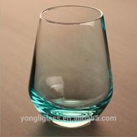 380ml colored crystal Blown glass cups tumbler for drinking whisky vodka and champagne dedicated
