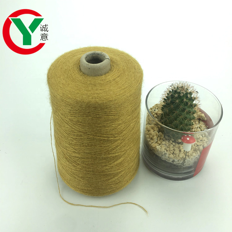 2019 Rabbit Hair like Core Spun Yarn for Knitting 28S/2 Viscose/Nylon/PBT blended yarn