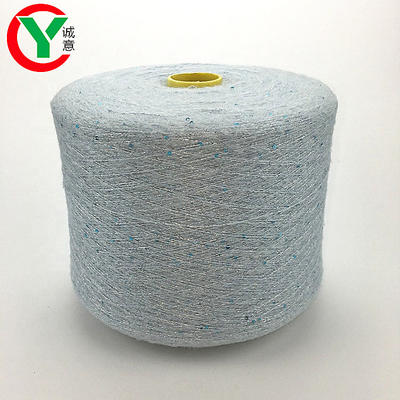 Special fancy yarn mohair with 3MM color sequins blend yarn used for knitting dress ,sweater