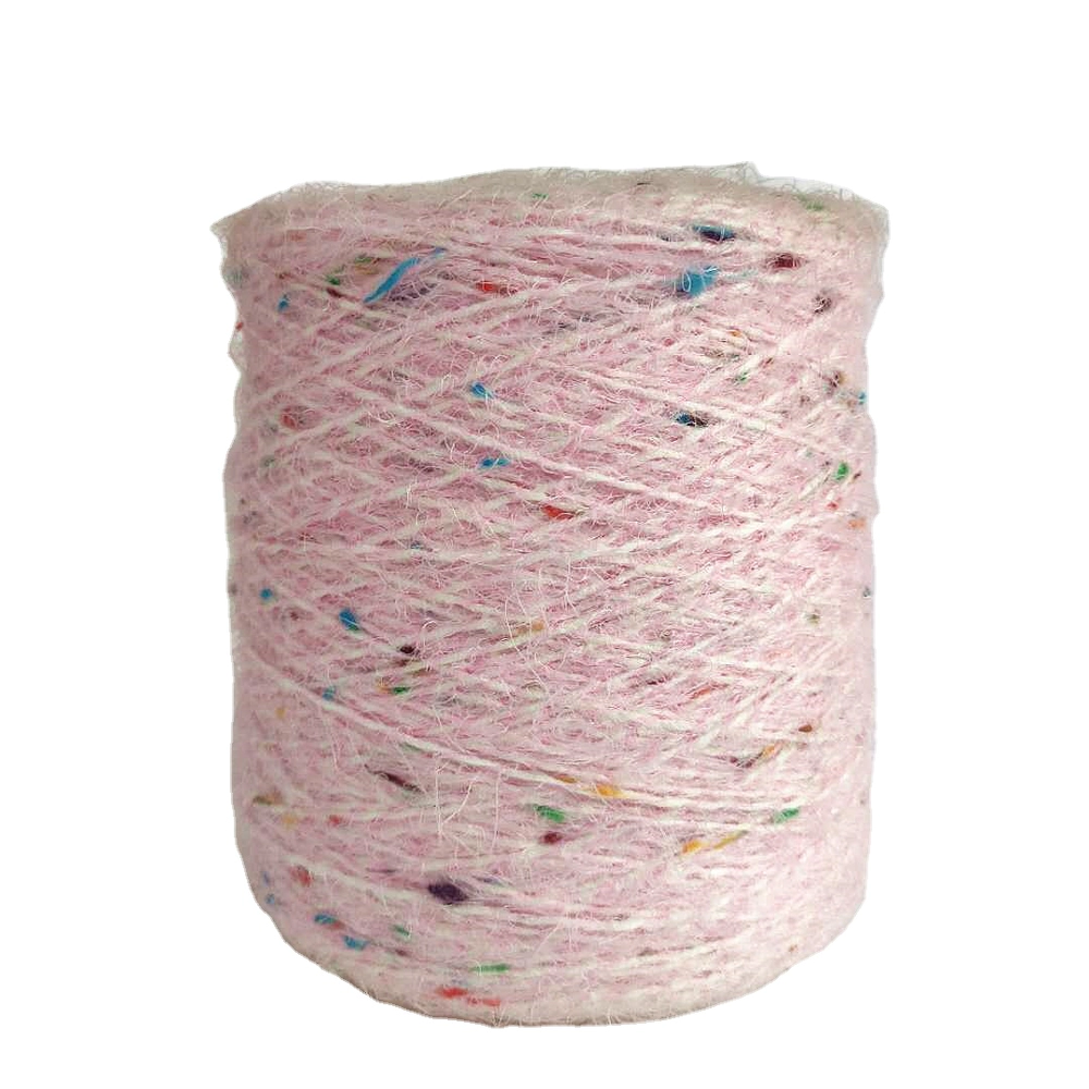 100% polyester feather neps yarn blended fancy yarn for knitting sweater
