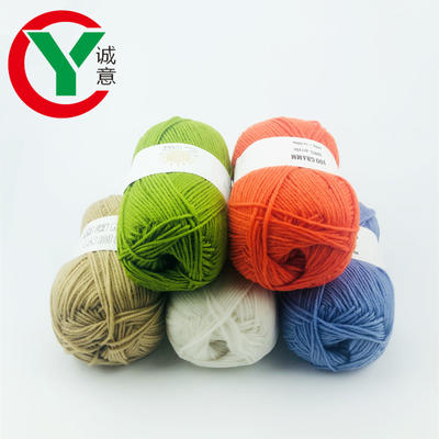 Colorful 3/10 3/11 4/6 100% acrylic yarn manufacturer in china