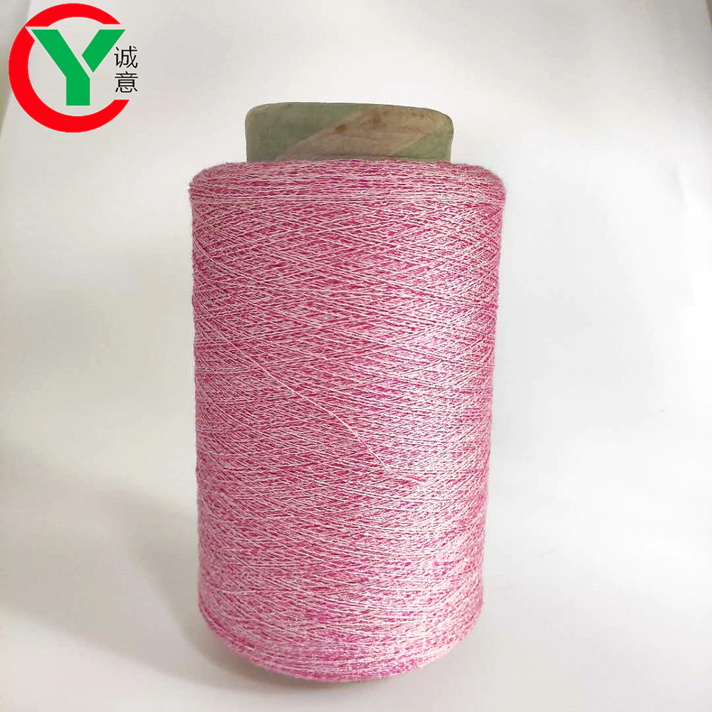 Fancy colorful rayon mercerized nylonyarn for machine knitting