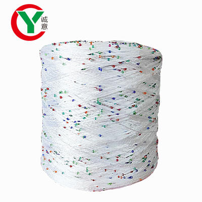 Factory wholesale fancy yarn 100%polyester beads yarn for knitting