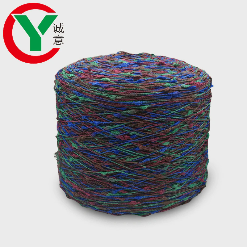 Factory direct sale high quality colorful knot yarn fancy yarn