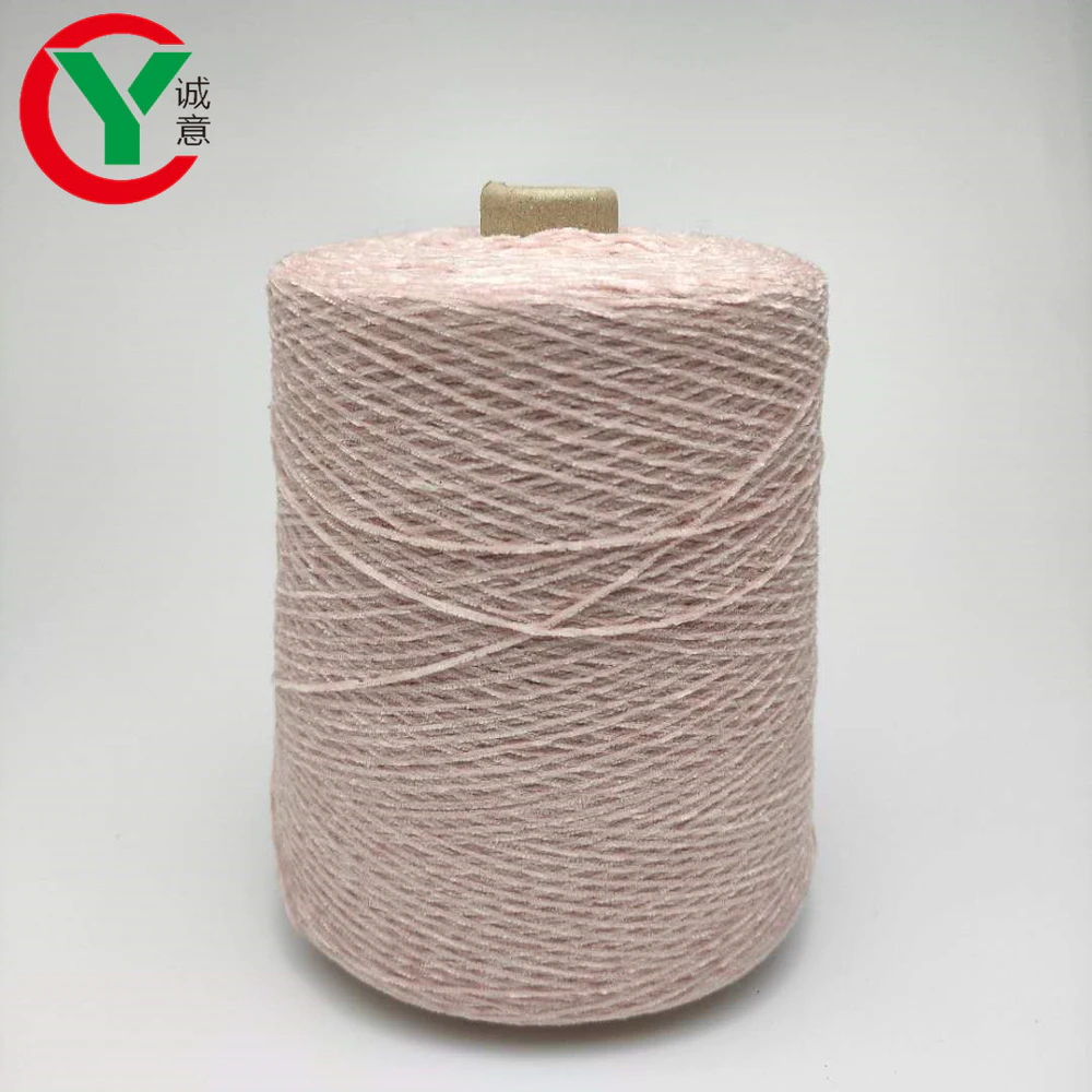 100% Polyester Super Soft Yarn New Style China wholesale velvet Bulky Yarn for Hand Knitting
