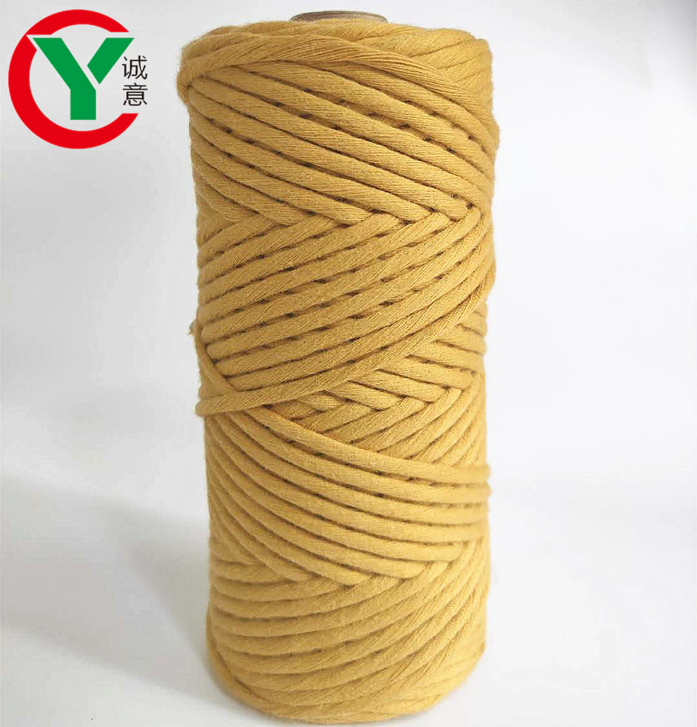 Hot sales100%Cotton yarn macrame cord for DIY and hand knitting