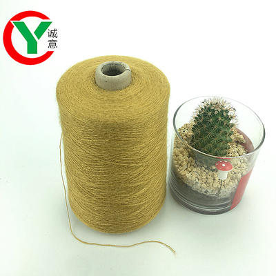 Customized viscose/nylon/PBT rabbit hair like core spun yarn elastic yarn for knitting and sweater