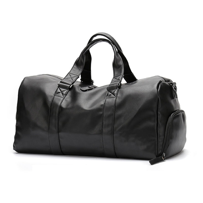 PU Leather travel bags luggage weekend duffle bags for outdoor sports