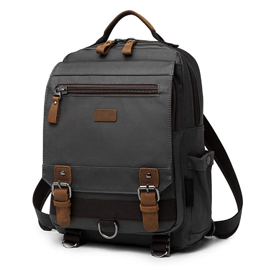 Casual Canvas Sling Shoulder Bag Crossbody Backpack Outdoor