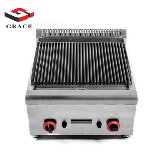 Commercial Stainless Steel Outdoor Portable Built In Woks Bbq Gas Lava Rock Grill